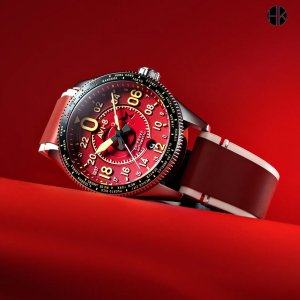 AVI-8 Spitfire Sabiha Gökçen Automatic Red AV414402