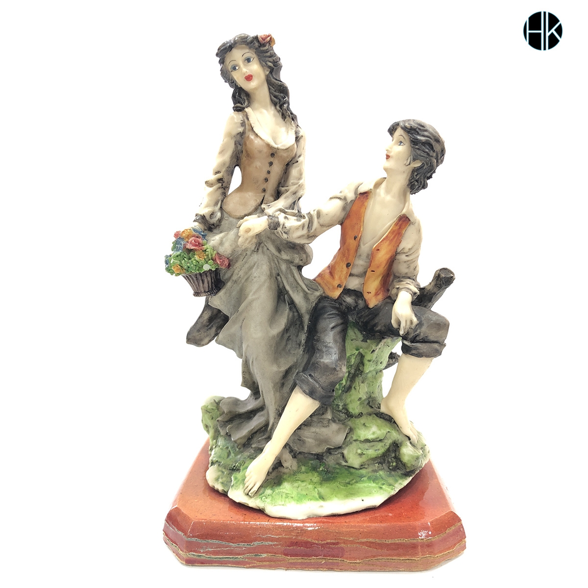 Capodimonte dear 1985 Damgalı bir biblo.