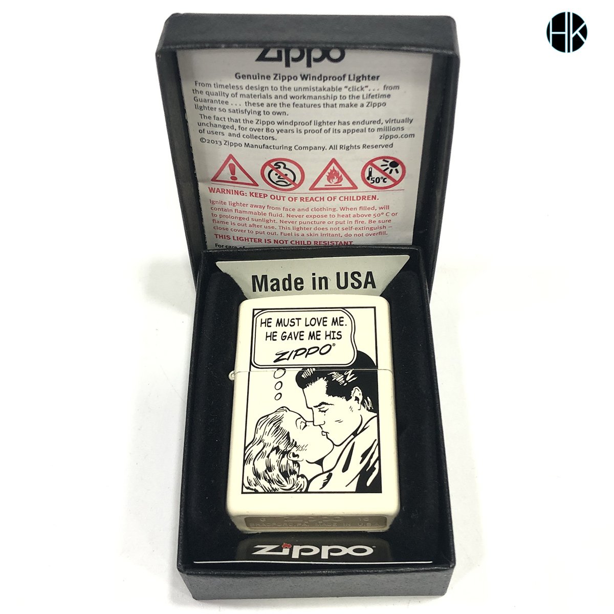Aşk temalı Zippo